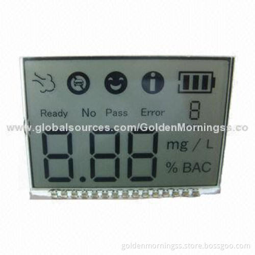 7-segment Custom LCD Display Module, TN Positive